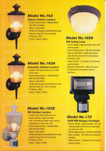 Motion Sensor Security Outdoor Lighting